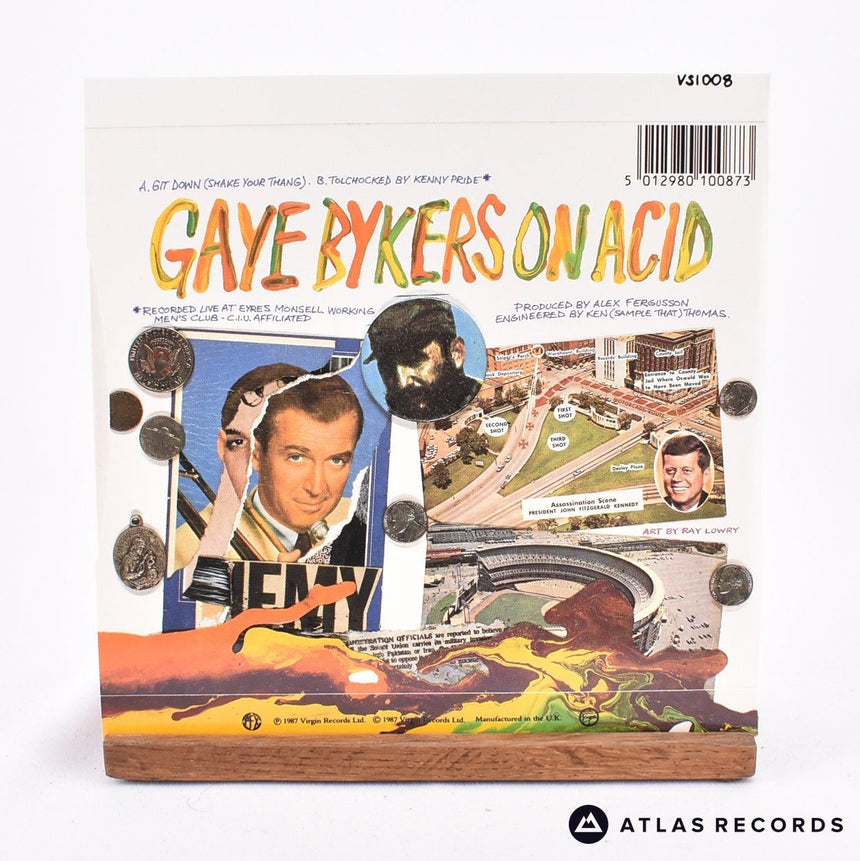 Gaye Bykers On Acid - Git Down - 7" Box Set Vinyl Record - EX/EX