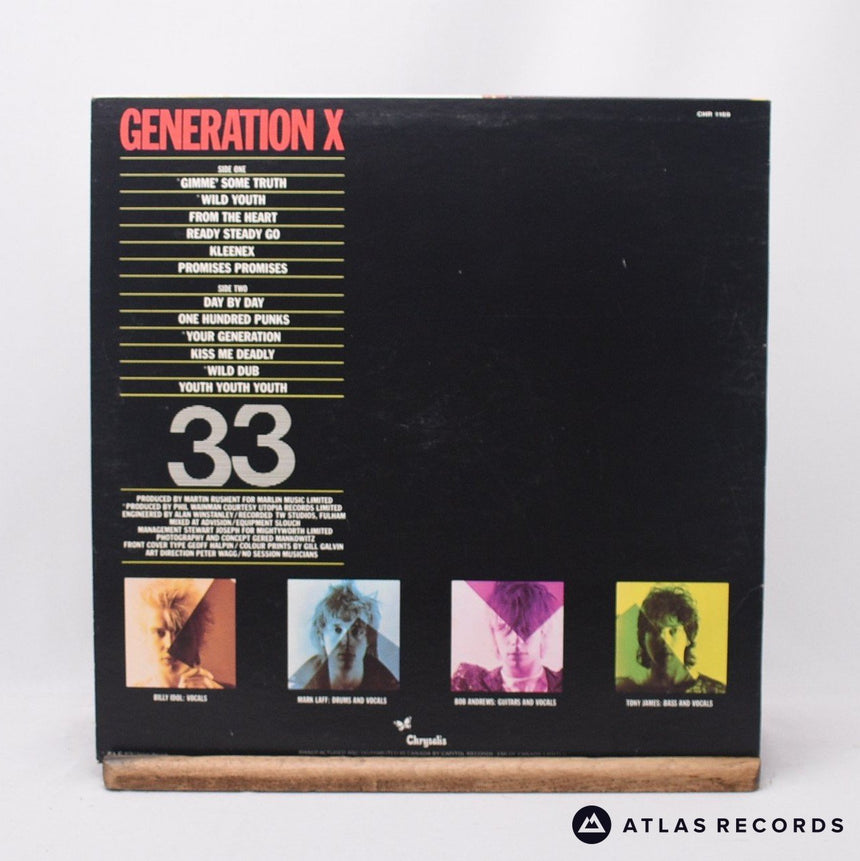 Generation X - Generation X - Canada LP Vinyl Record - VG+/EX
