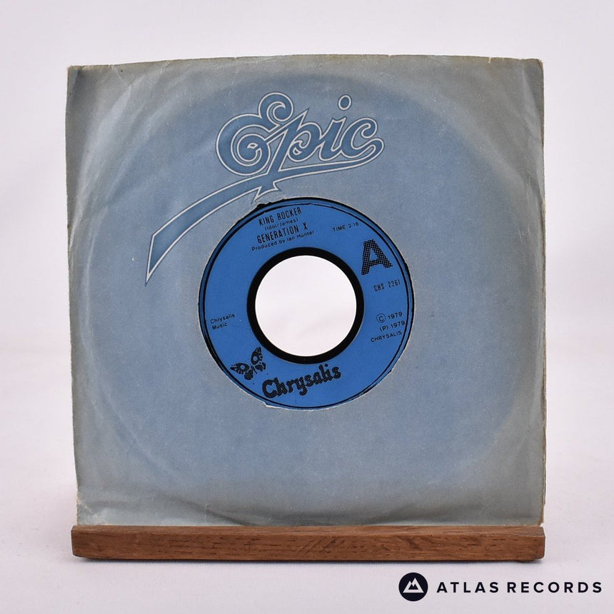 Generation X King Rocker 7" Vinyl Record - Front Cover & Record