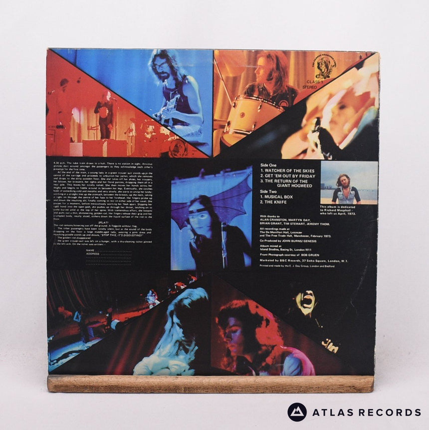Genesis - Genesis Live - First Uk Press A-1 B-1 LP Vinyl Record - VG+/EX