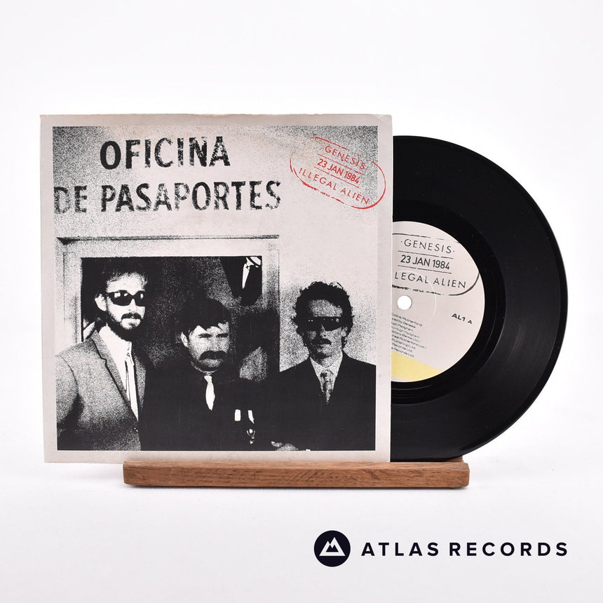 Genesis Illegal Alien 7" Vinyl Record - Front Cover & Record