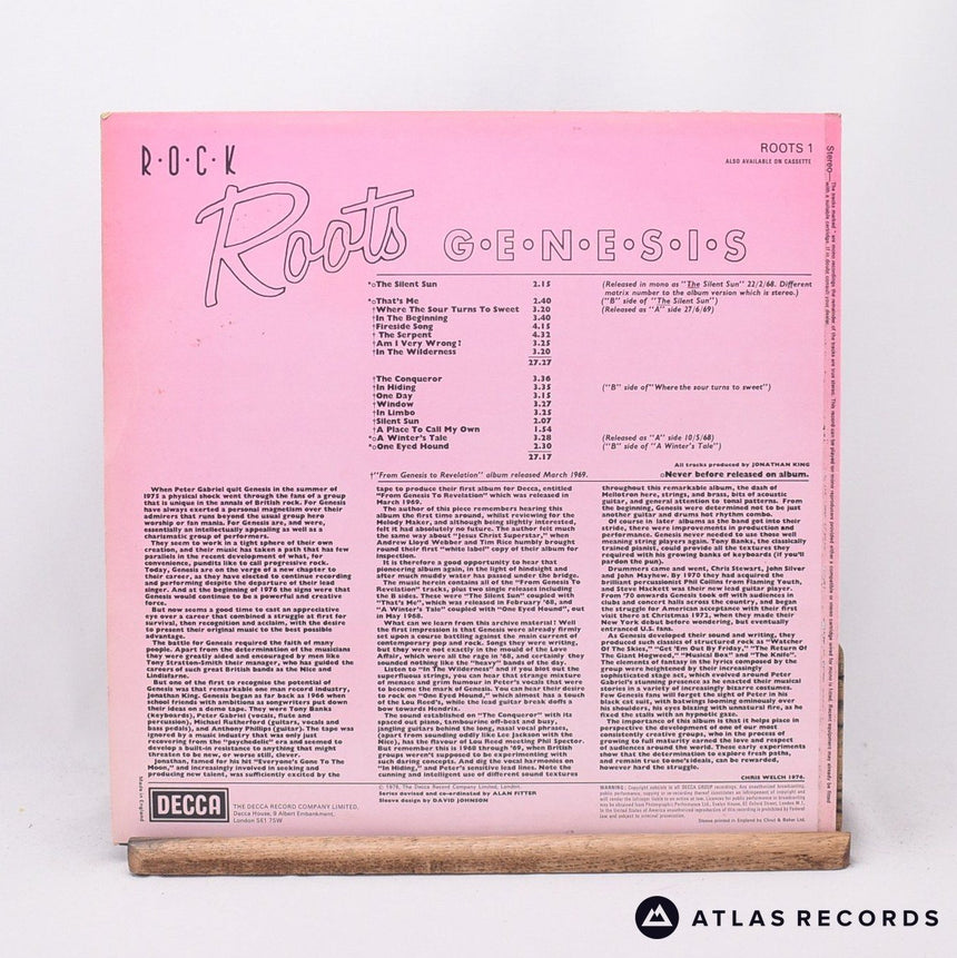 Genesis - Rock Roots - Mono Reissue LP Vinyl Record - EX/EX