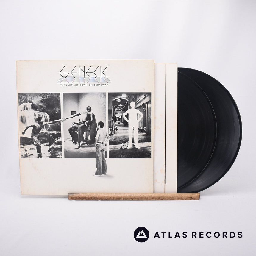 Genesis The Lamb Lies Down On Broadway 2 x LP Vinyl Record - Front Cover & Record