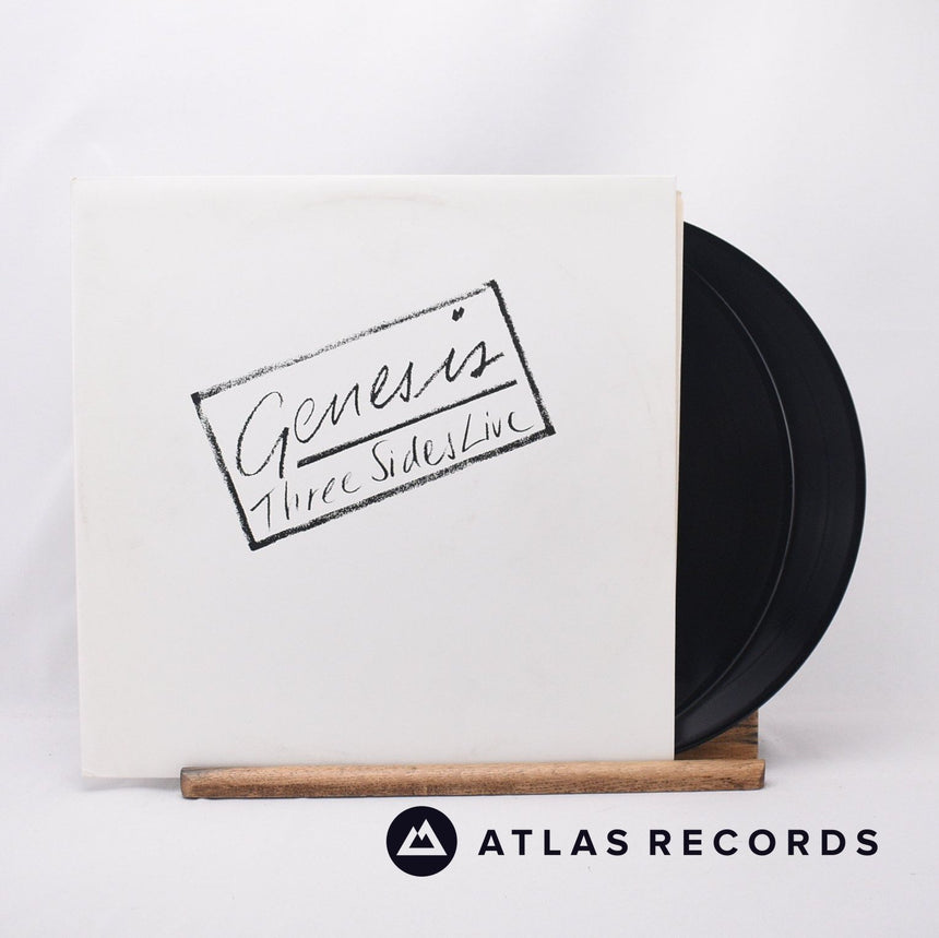 Genesis Three Sides Live 2 x LP Vinyl Record - Front Cover & Record