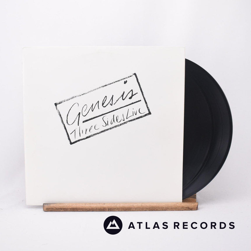 Genesis Three Sides Live 2 x LP Vinyl Record - Front Cover & Record