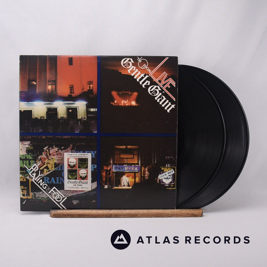 Gentle Giant Playing The Fool Double LP Vinyl Record - Front Cover & Record