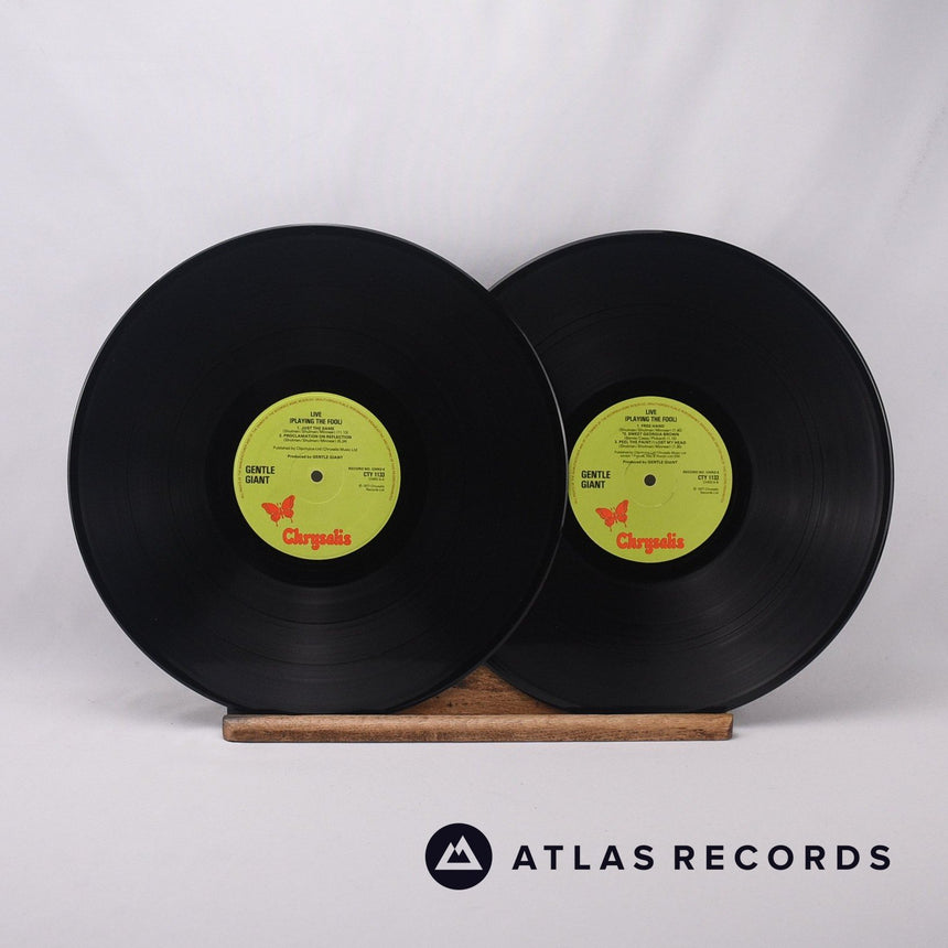 Gentle Giant - Playing The Fool - A B C D Double LP Vinyl Record - VG+/EX