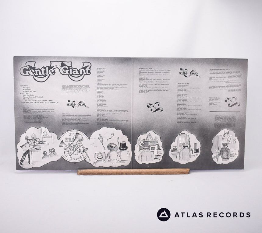 Gentle Giant - Three Friends - Misprint Gatefold LP Vinyl Record - EX/EX