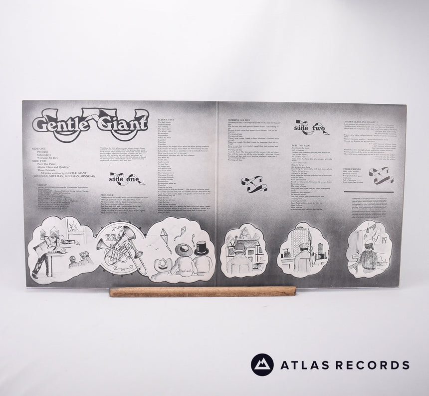 Gentle Giant - Three Friends - First Press LP Vinyl Record - VG+/EX