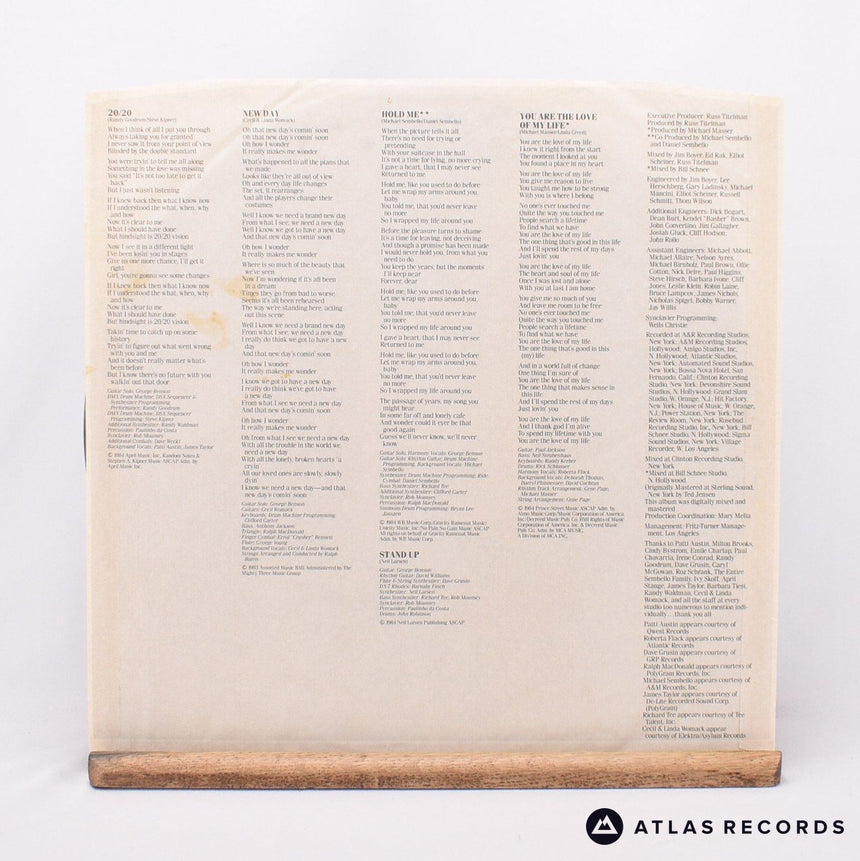 George Benson - 20/20 - LP Vinyl Record - EX/EX