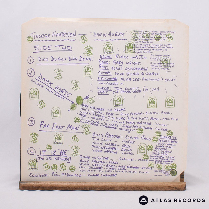 George Harrison - Dark Horse - Stereo Gatefold -2 -2 LP Vinyl Record - VG+/EX