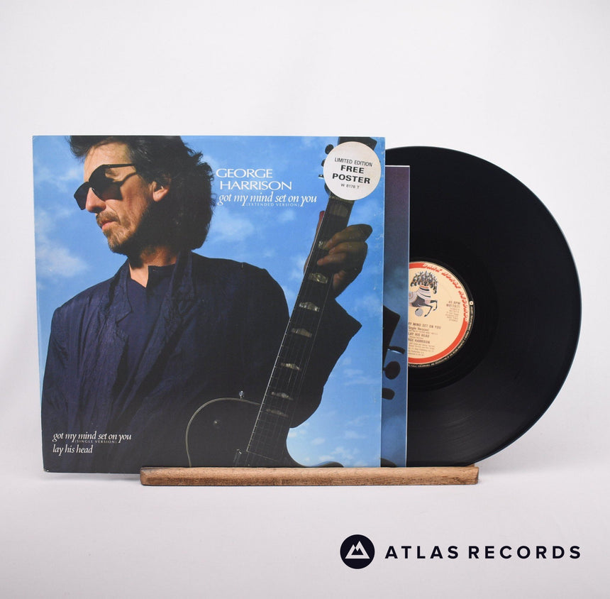 George Harrison Got My Mind Set On You 12" Vinyl Record - Front Cover & Record