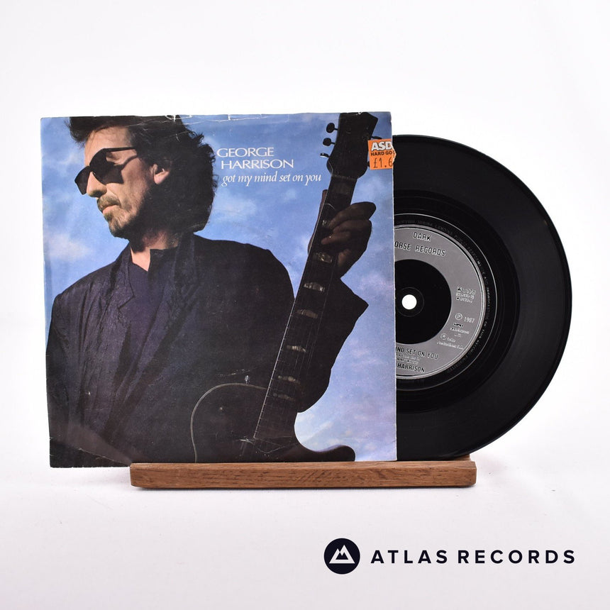 George Harrison Got My Mind Set On You 7" Vinyl Record - Front Cover & Record