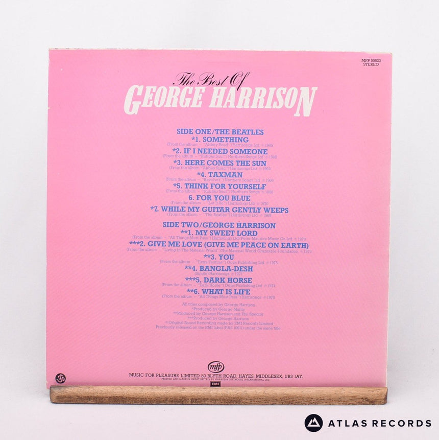 George Harrison - The Best Of George Harrison - Reissue LP Vinyl Record - EX/EX
