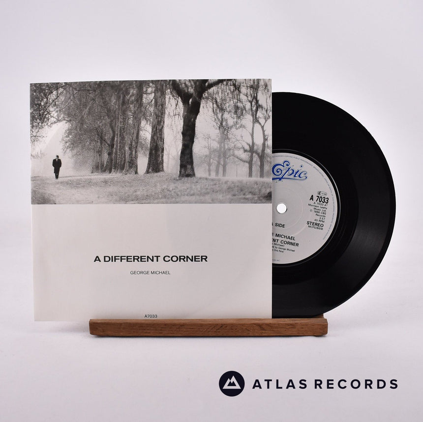 George Michael A Different Corner 7" Vinyl Record - Front Cover & Record