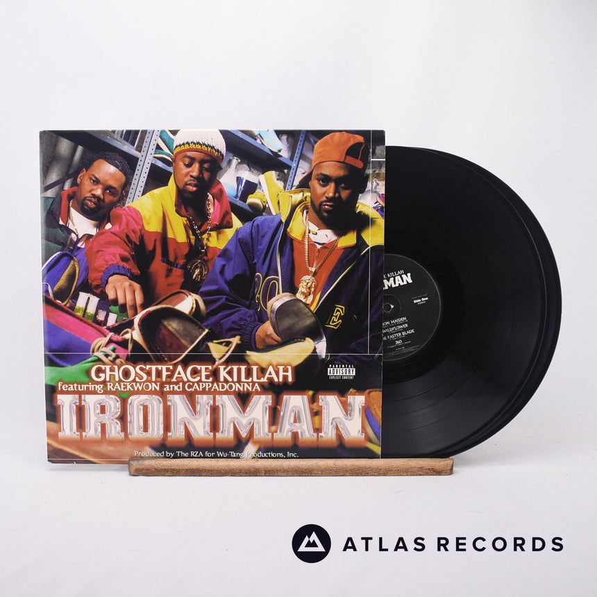 Ghostface Killah Ironman - Instrumental 2 x LP Vinyl Record - Front Cover & Record