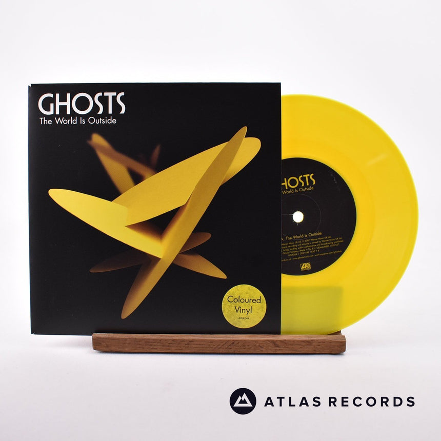 Ghosts The World Is Outside 7" Vinyl Record - Front Cover & Record