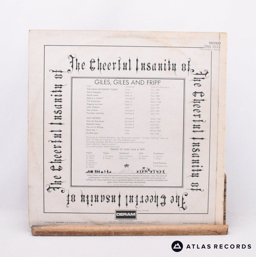 Giles, Giles And Fripp - The Cheerful Insanity Of Giles, Giles And Fr - LP Vinyl