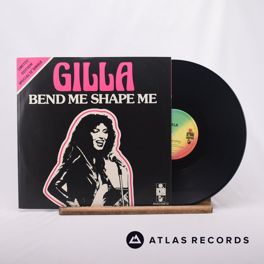 Gilla Bend Me, Shape Me 12" Vinyl Record - Front Cover & Record