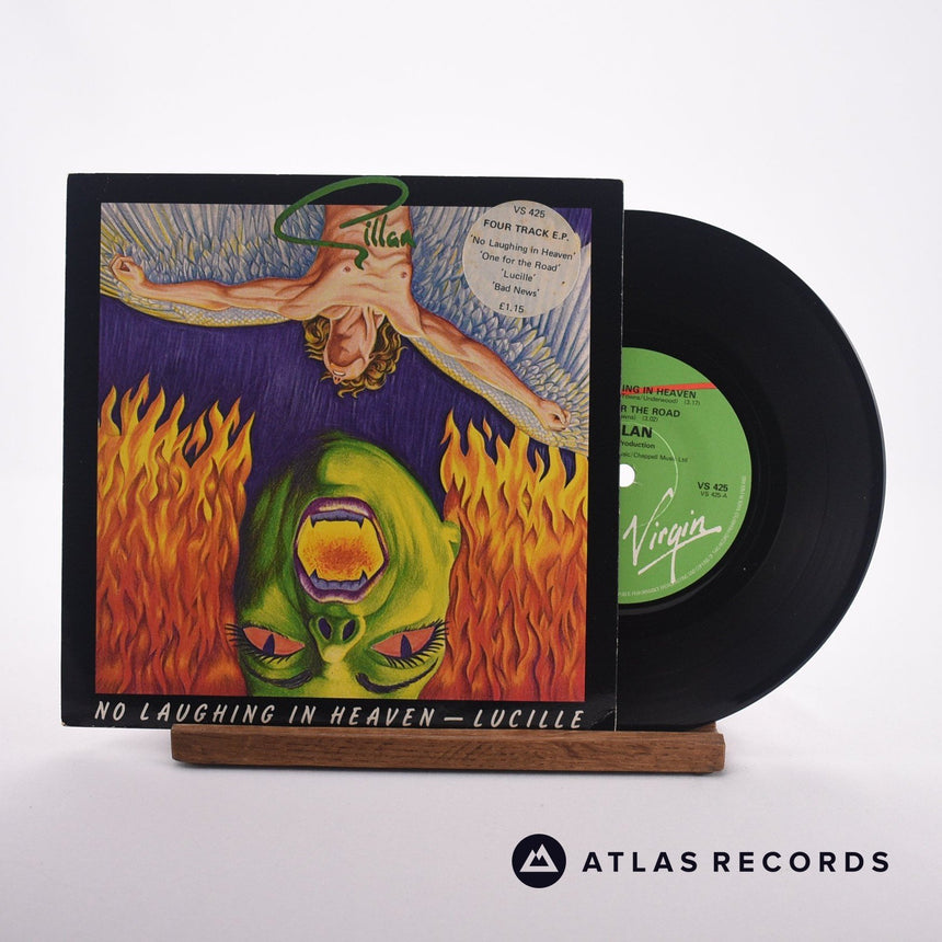 Gillan No Laughing In Heaven 7" Vinyl Record - Front Cover & Record