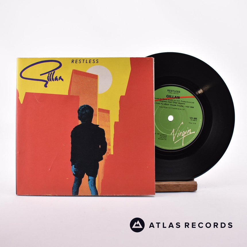 Gillan Restless 7" Vinyl Record - Front Cover & Record