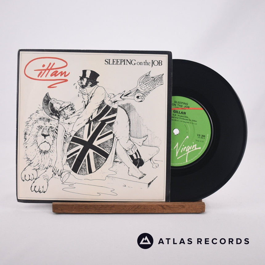 Gillan Sleeping On The Job 7" Vinyl Record - Front Cover & Record