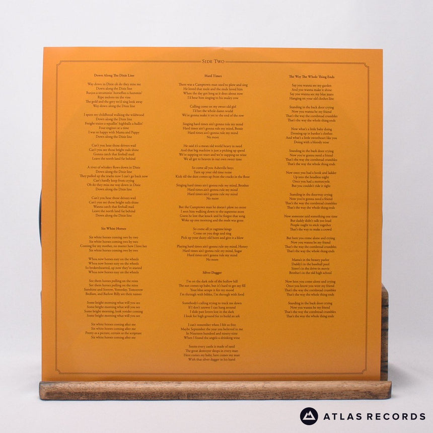 Gillian Welch - The Harrow & The Harvest - Lyric Sheet LP Vinyl Record - NM/VG+