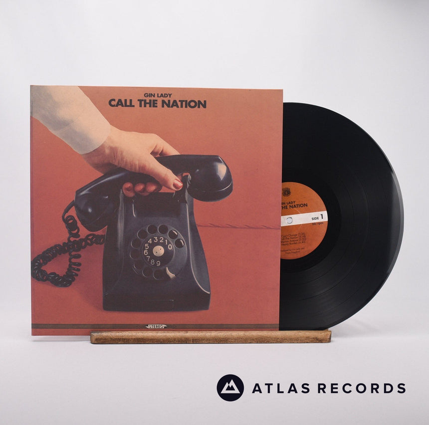 Gin Lady Call The Nation LP Vinyl Record - Front Cover & Record