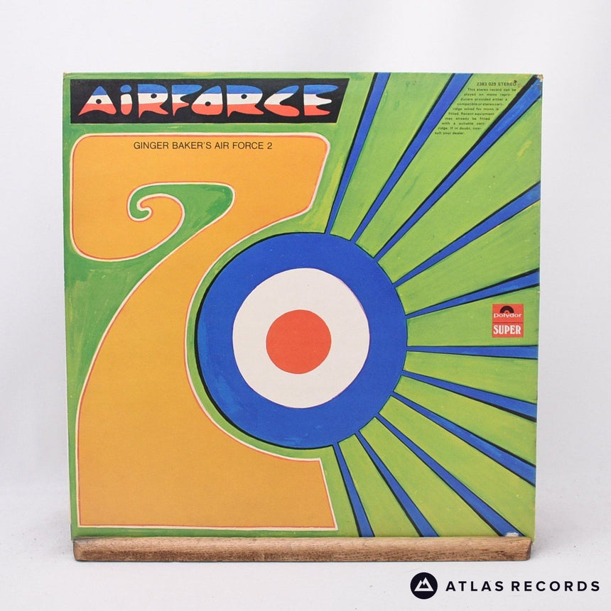 Ginger Baker's Air Force - Air Force 2 - Insert Gatefold LP Vinyl Record - EX/EX