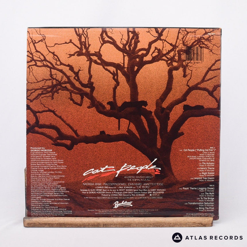 Giorgio Moroder - Cat People (Original Soundtrack) - LP Vinyl Record - VG+/VG+