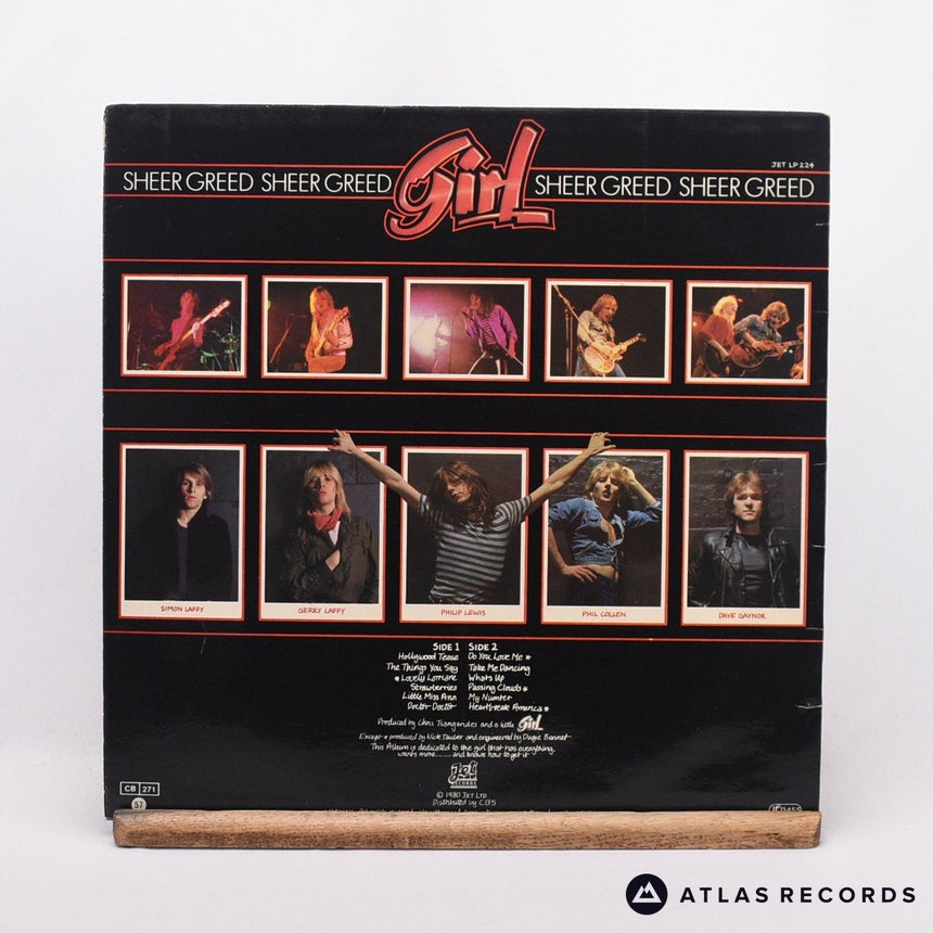 Girl - Sheer Greed - LP Vinyl Record - VG+/VG+