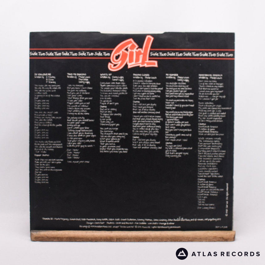 Girl - Sheer Greed - LP Vinyl Record - VG+/VG+