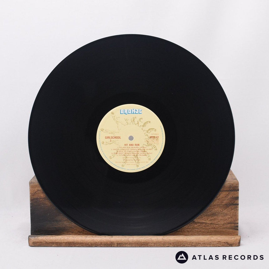 Girlschool - Hit And Run - First Uk Press LP Vinyl Record - EX/EX