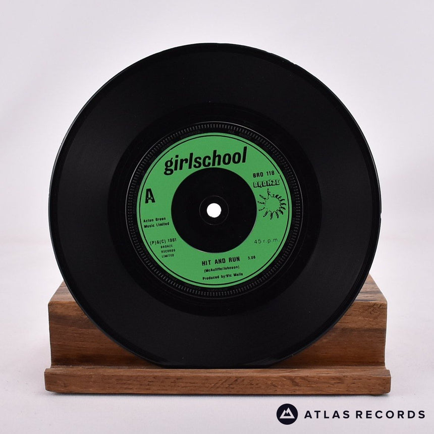 Girlschool - Hit & Run - 7" Vinyl Record - VG+/EX