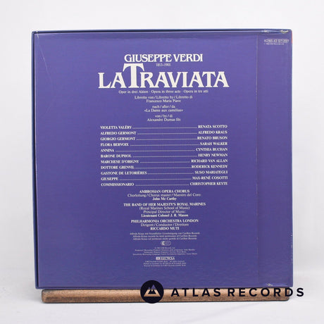 Giuseppe Verdi - La Traviata - 3 x LP Box Set Vinyl Record - EX/EX