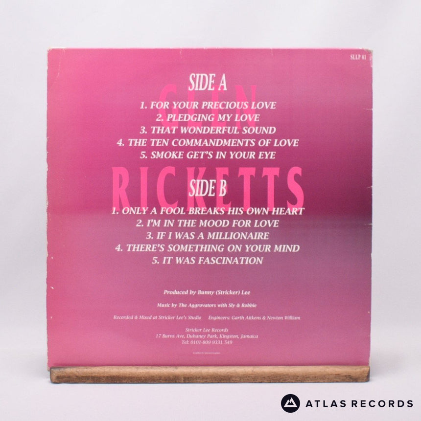 Glen Ricketts - Commandments Of Love - LP Vinyl Record - VG+/VG+