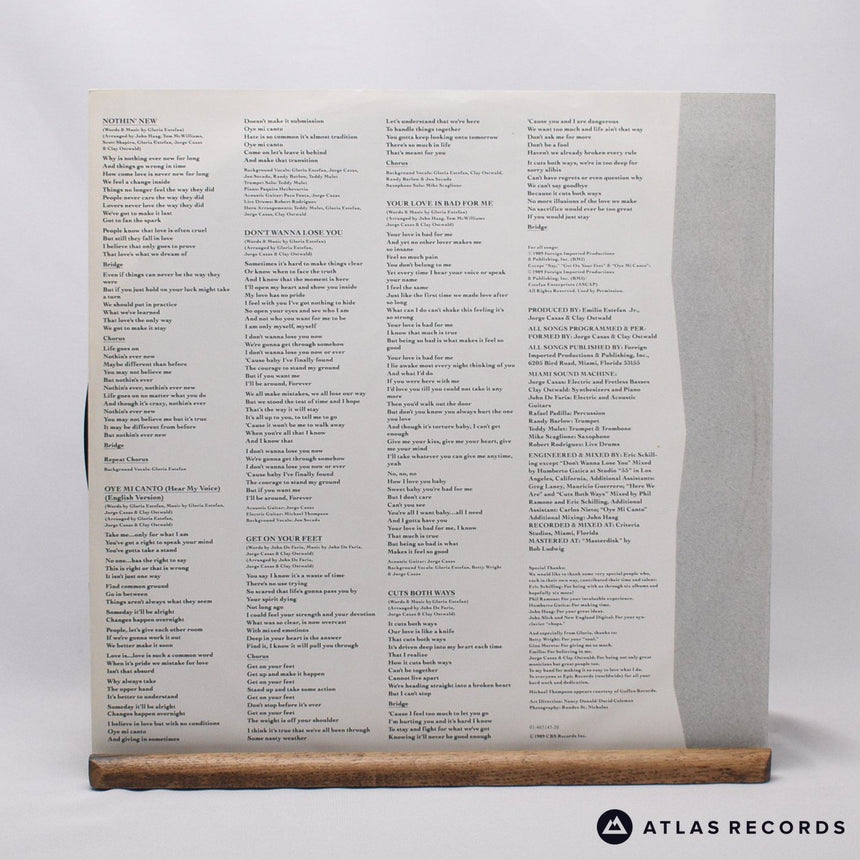 Gloria Estefan - Cuts Both Ways - LP Vinyl Record - EX/VG+