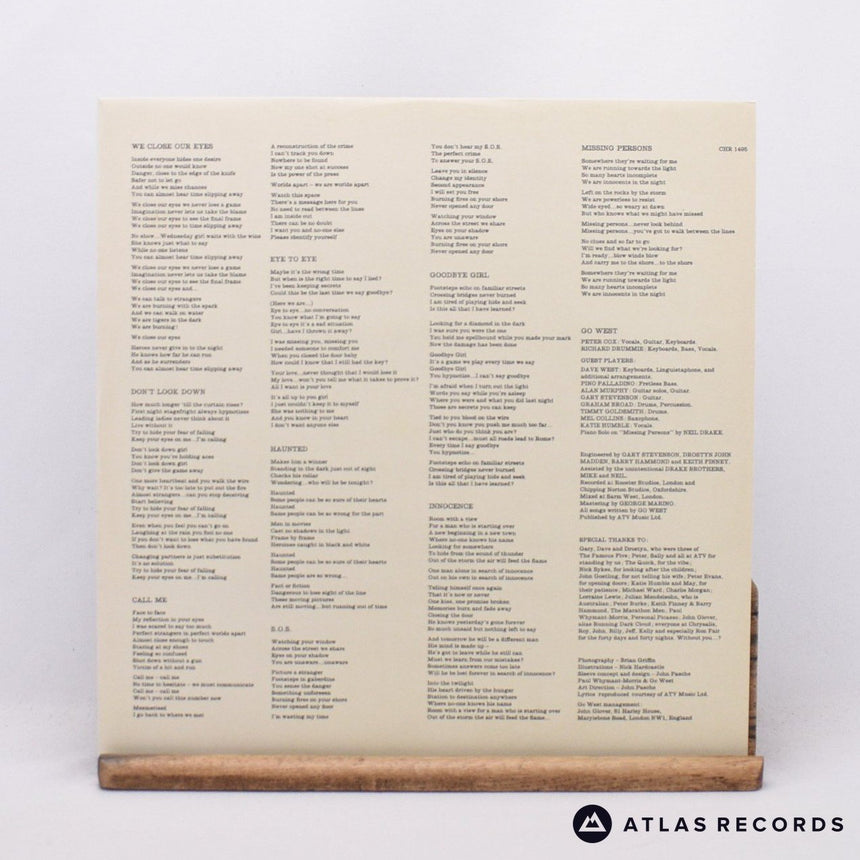 Go West - Go West - LP Vinyl Record - EX/EX