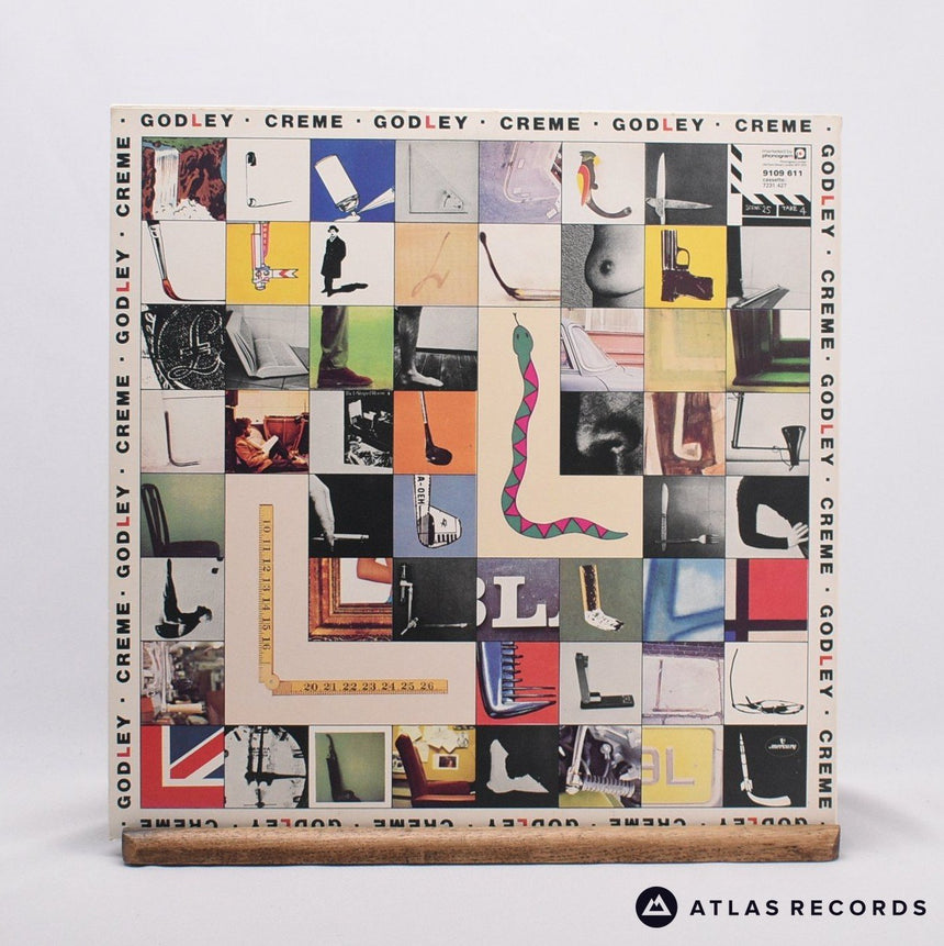 Godley & Creme - L - Lyric Sheet Strawberry LP Vinyl Record - VG+/EX