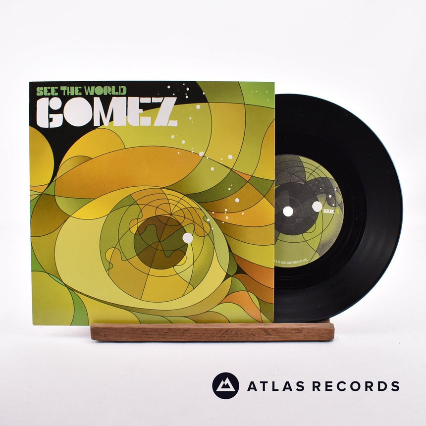 Gomez See The World 7" Vinyl Record - Front Cover & Record