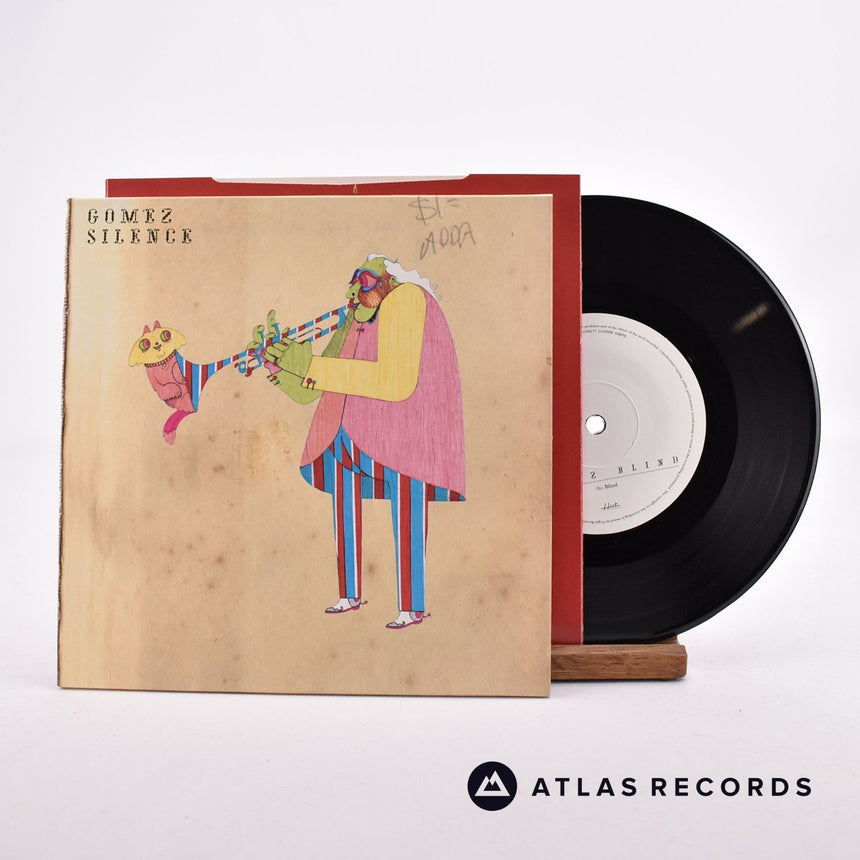 Gomez Silence 7" Vinyl Record - Front Cover & Record