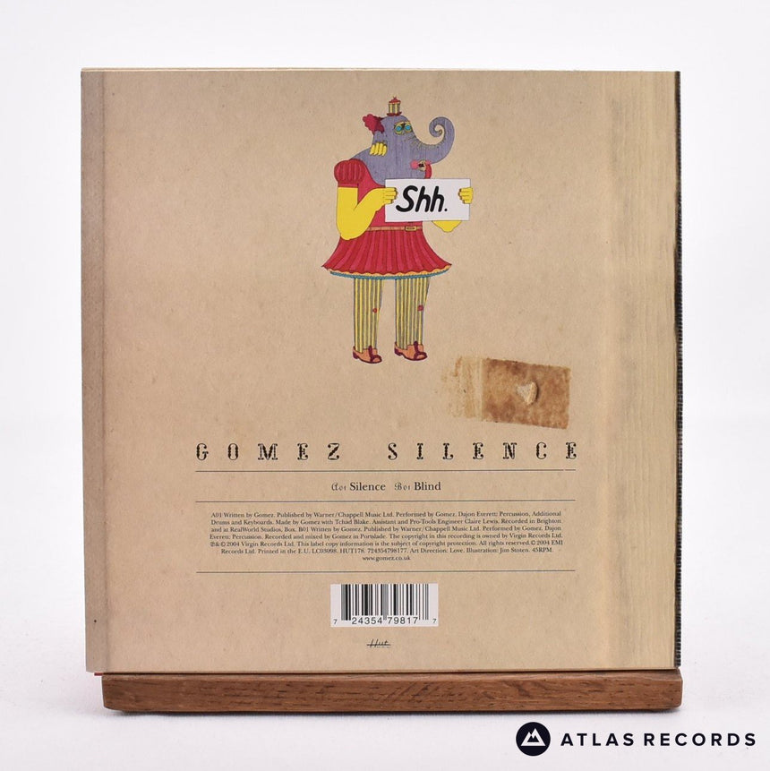 Gomez - Silence - 7" Vinyl Record - NM/NM