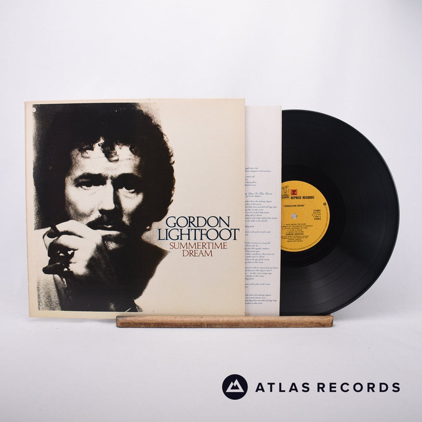 Gordon Lightfoot Summertime Dream LP Vinyl Record - Front Cover & Record