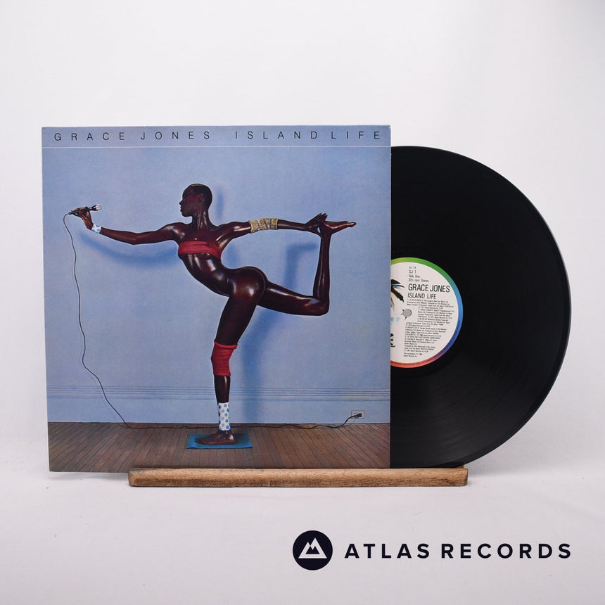 Grace Jones Island Life LP Vinyl Record - Front Cover & Record