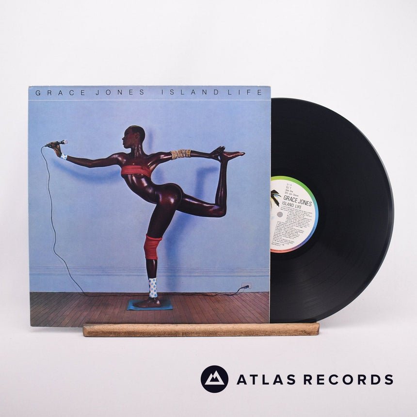 Grace Jones Island Life LP Vinyl Record - Front Cover & Record