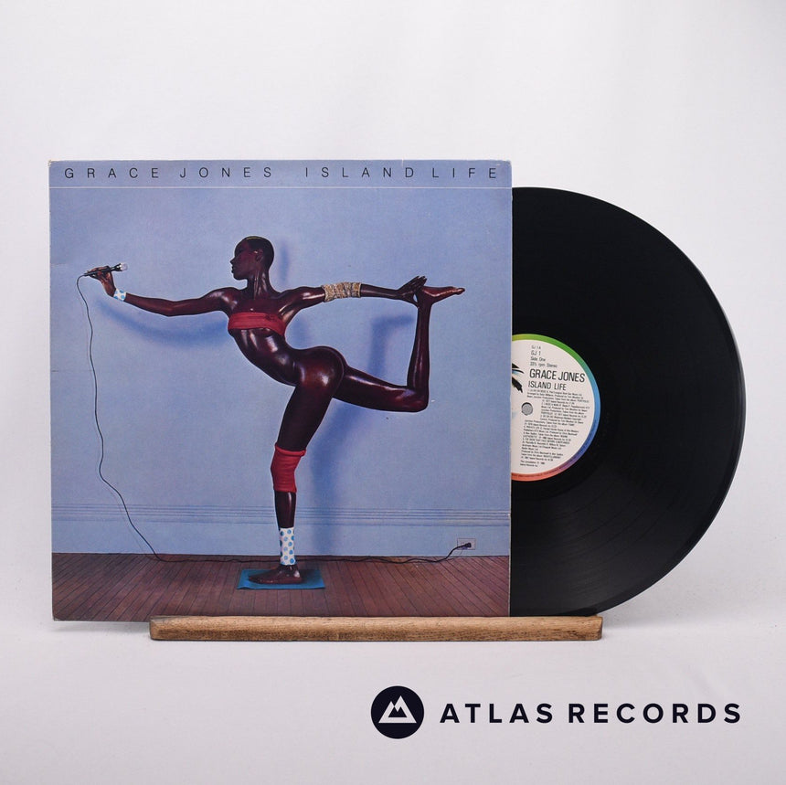 Grace Jones Island Life LP Vinyl Record - Front Cover & Record
