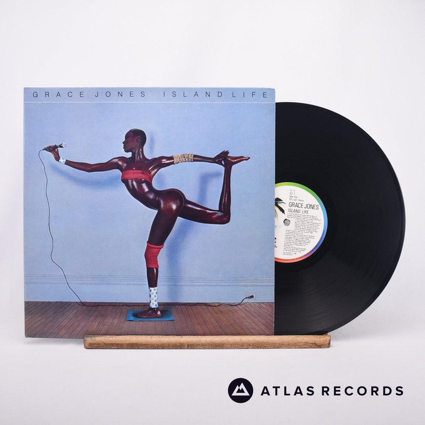 Grace Jones Island Life LP Vinyl Record - Front Cover & Record