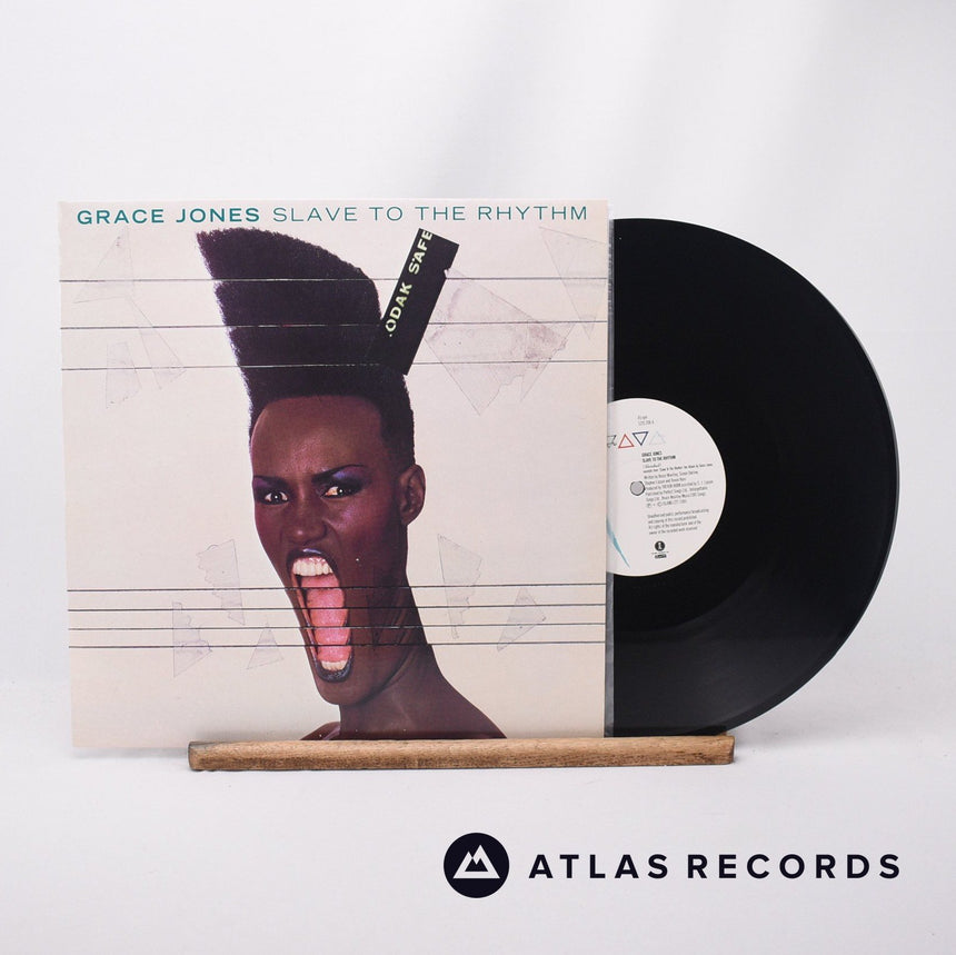Grace Jones Slave To The Rhythm 12" Vinyl Record - Front Cover & Record
