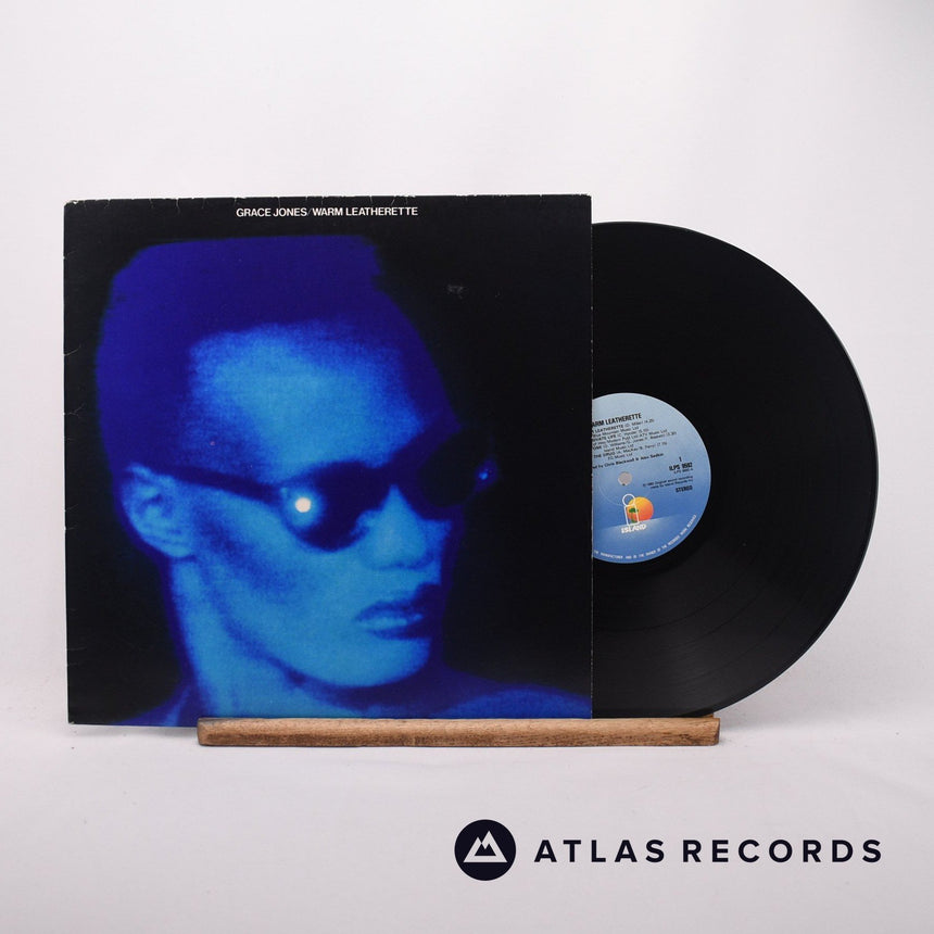 Grace Jones Warm Leatherette LP Vinyl Record - Front Cover & Record