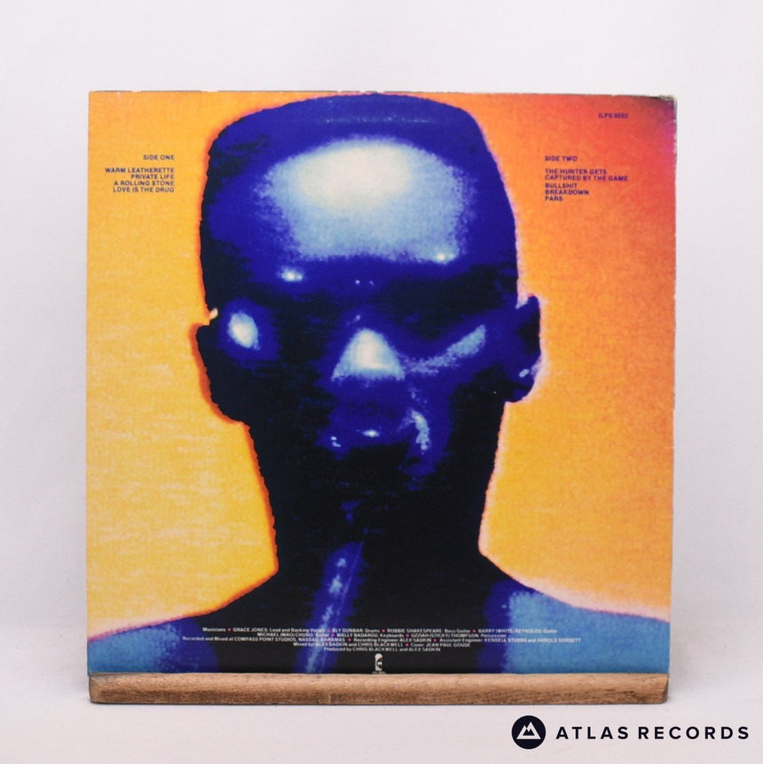 Grace Jones - Warm Leatherette - Reissue LP Vinyl Record - VG+/EX
